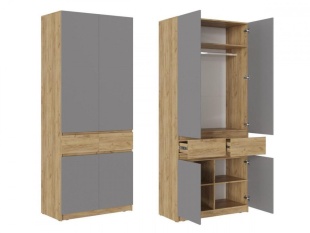 Шкаф 2-х дверный "Бостон" фото 2281