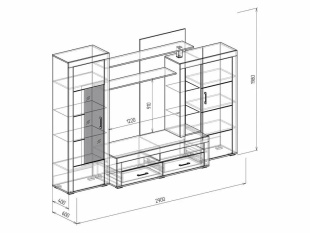 Гостиная "Корсика" фото 1955