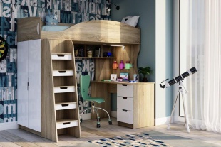 Кровать-чердак "Сэнди" фото 2128